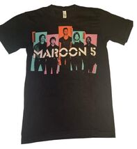 Maroon 5 North America Tour 2013 Black Graphic Band T-Shirt Size S New - $7.91