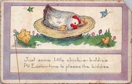 Just Some Little Chick-A-Biddies At Easter-Time Postcard PC637 - $8.99