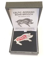 Westair - Roman Historical Jewellery - Roman Celtic Boar Enamel Brooch - £13.75 GBP