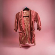 Disney Store Girl's Robe Enchanted Pink Velvet Size Xs 4 Good Condition - £18.99 GBP