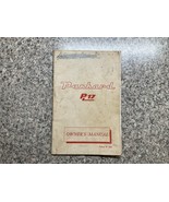1960 PANHARD PL 17 OWNERS MANUAL INSTRUCTION BOOK - ENGLISH - $67.67 CAD