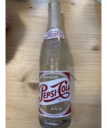 Vintage Pepsi Bottle-Red &amp; White Label Embossed Glass-10 oz-Greenville-D... - $8.05