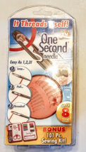 NEW 8 One Second Needles Threads Itself As Seen on TV Bonus 101 Piece Sewing Kit - £6.17 GBP