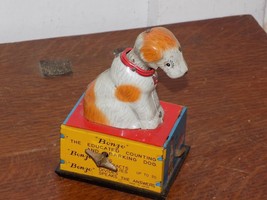 Vintage Tin Bonzo The Educated Counting Dog Wind Up Japan Toy - $44.55