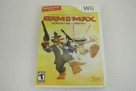 Sam &amp; Max Season One 2006 Nintendo Wii Telltale Games COMPLETE EX - £11.85 GBP