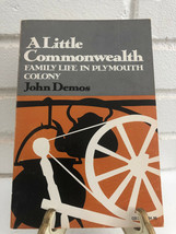 A Little Commonwealth: Family Life in Plymouth Colony by John Demos (1982, TrPB) - £8.15 GBP
