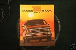 1986 Dodge Truck Wagon Brochure - £1.18 GBP