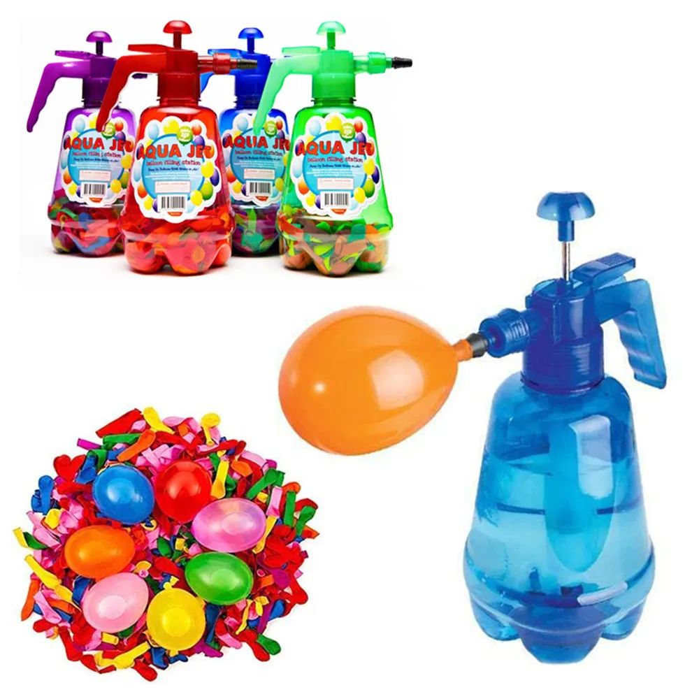 Water Balloons Pump 500pcs Balloons For Outdoor Activities Summer Sand Po - £16.46 GBP