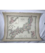 JAPAN, No #29, Antique Atlas Map 1855 Colton World Maps - €47,29 EUR