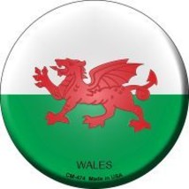 Wales Country Novelty Circle Coaster Set of 4 - $19.95