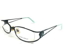 Laura Ashley Eyeglasses Frames Dove Addison Blue Floral Semi Rim 54-18-135 - £29.14 GBP