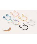 Fake Septum Ring - Squeeze on - Bull Ring - No Piercing Needed - Fake No... - $4.99