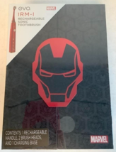 NEW EVO 95363 IRM-1 Marvel Iron Man RED Rechargeable Electric Sonic Toothbrush - £101.13 GBP