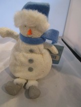 Hallmark Jingle Pals Jingle Belly Gros bedon Snowman Plush Stuffed Shelf Sitter - £19.97 GBP