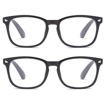 2 Pair Women Ladies Mens Unisex Round Frame Reading Glasses Blue Light B... - £6.28 GBP