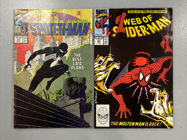 Marvel Web of Spider-Man Comic Lot - Issue #26 May 1987 #62 Mar 1990 - $9.49
