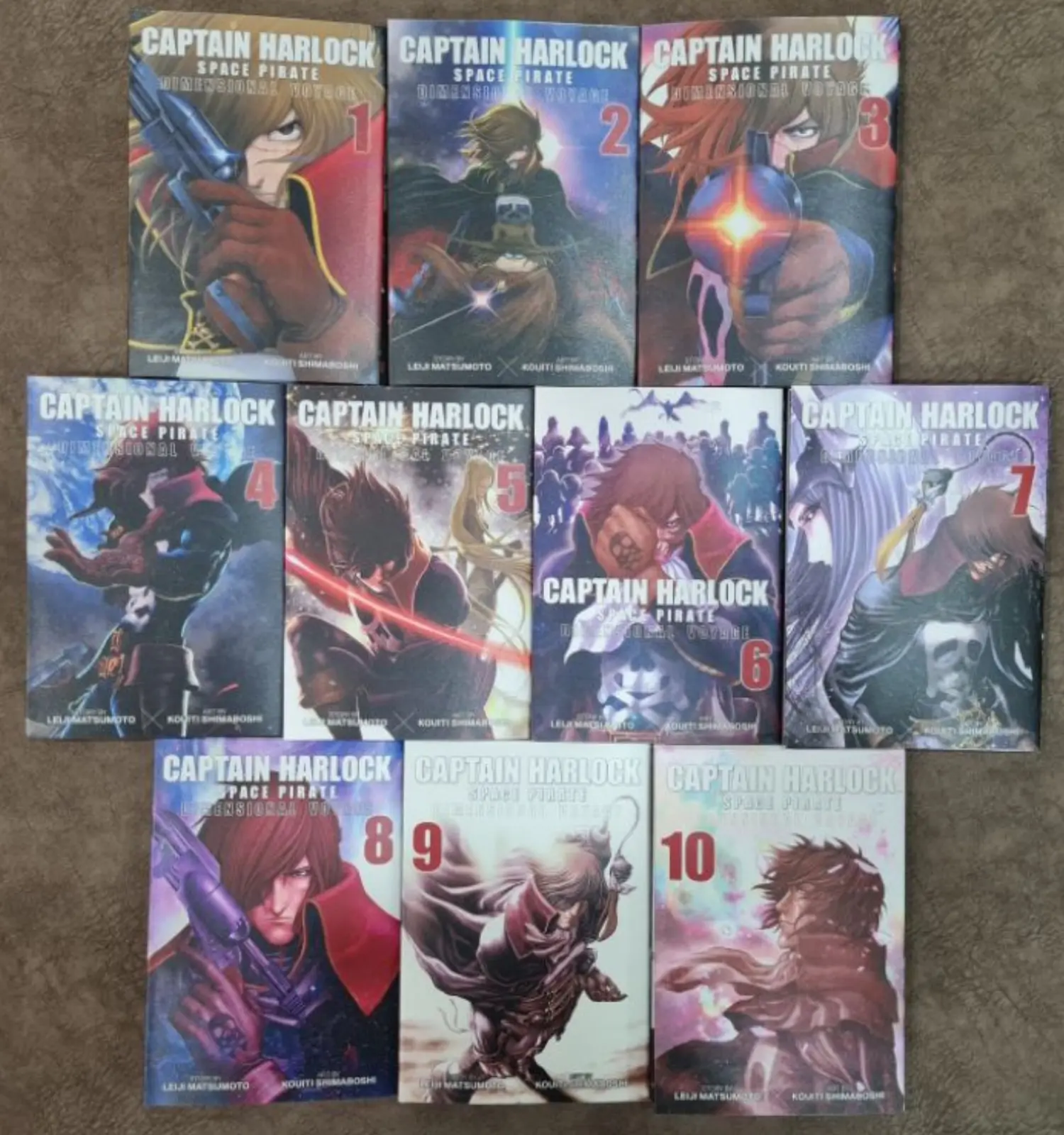 Captain Harlock Space Pirate: Dimensional Voyage Manga Volume 1-10(END) ... - $149.00