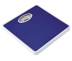 Medline Mechanical Bathroom Scale, 300 lb. Weight Capacity, Blue - Accur... - £15.78 GBP