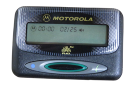 Motorola Flex LCD Pager Black 931.9375 MHz - $406.78 MXN