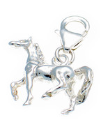 Sterling 925 Solid Silver Welded Bliss British Charm. 3d  Horse Pony Cli... - £16.49 GBP