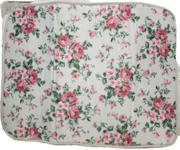 Kitchen Extra Absorbent Drying Mat (16&quot; x 22&quot;) PINK ROSES FLOWERS, Shabb... - $17.81