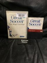 Great Soccer Sega Master System CIB Video Game - £15.13 GBP