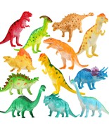 Dinosaur Figure, 7 Inch Jumbo Dinosaur Toy Playset(12 Pack), Safe Materi... - £23.48 GBP