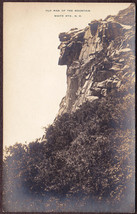 Old Man &amp; the Mountain Rock Formation Pre-1920 RPPC White Mountains, NH - £9.79 GBP