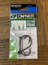 Owner SSW All Purpose Cutting Point Hook Size 7/0-1pk of 3pcs-Brand New-SHIP 24H - £7.81 GBP
