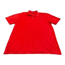 Nike Polo Shirt Mens Adult 3XL Red Golf Casual Lightweight New Page Golf Club - £25.69 GBP