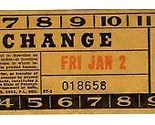 Philadelphia Transportation Company EXCHANGE Ticket Market Frankford  - $17.82