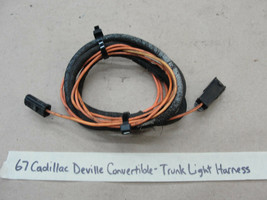 Oem 67 Cadillac Deville Convertible Trunk Light Wire Harness Pigtail Gm 1967 - £31.64 GBP