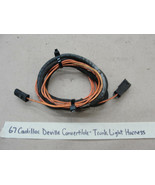OEM 67 Cadillac Deville CONVERTIBLE TRUNK LIGHT WIRE HARNESS PIGTAIL GM ... - £31.31 GBP