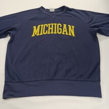 KA Knight Michigan Wolverines Embroidered Mens Pullover Sweatshirt Size L(42-44) image 12