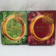 Set Of (2) Lord Of The Rings Activity Studio Fellowship Of The Ring Two Towers - £15.96 GBP