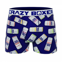 Crazy Boxer Bud Light Seltzer All Cans Print Men&#39;s Boxer Briefs Purple - £8.77 GBP