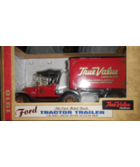 1998 Ertl 1918 Ford Tractor Trailer Bank Mint In Box - £5.92 GBP