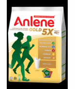 1X ANLENE Gold 5X High Calcium High Protein Plain Milk Powder 1kg Fast Ship - $95.93 CAD