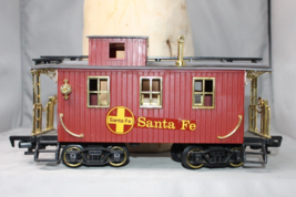 New Bright Gold Rush Denver Express Santa Fe Caboose #186 Engine G Scale 1986 - £12.04 GBP