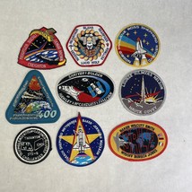 LOT of 9 NASA Space Shuttle Astronaut Crew Mission Patches Decals - £25.11 GBP