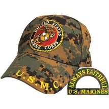 Eagle Emblems CP00324 U.S. Marine Corp Logo Cap Digital Camo - £13.10 GBP