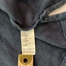 Van Heusen Flex Men Blue Cotton Blend 1/4 Zip Long Sleeve Pullover Sweatshirt XL image 6