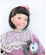 Avon Kitty Love 9&quot; Doll Childhood Dreams Collection Porcelain Vintage 1993 - £11.78 GBP