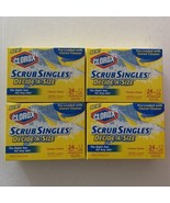 4 Clorox Scrub Singles Decide A Size Classic Clean 24 Small Or 12 Large - £86.14 GBP