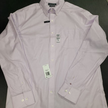 Tommy Hilfiger TH Flex Dress Shirt Mens 16 1/2 36/37 Large Reg Fit Stret... - $28.50