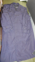 KOREAN WAR 1951 U.S. USAF AIR FORCE BLUE RAINCOAT NYLON RAYON 157 SIZE 40R - $100.61