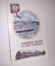 Canadian Pacific B.C. Coast Steamships Menu Vintage ALASKA Cruise Meatless Day - £15.69 GBP