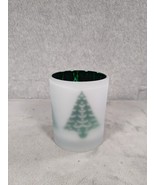 Bath and Body Dancing Tealight Holder White and Deep Green 4&quot; Christmas ... - £136.95 GBP