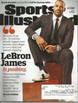 Sports Illustrated Lebron JAMES-IS PUSHING- Dec 7, 2015 Has Address Tag - £5.42 GBP