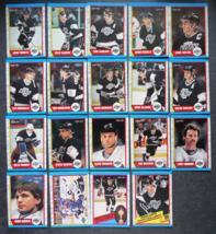 1989-90 O-Pee-Chee OPC  Los Angeles Kings Team Set of 19 Hockey Cards - £4.70 GBP